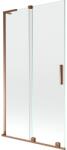 Mexen Velar L kádparaván 2-szárnyú tolóajtós 100 x 150 cm, átlátszó, rózsaarany - 896-100-003-01-60 (896-100-003-01-60)