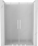 Mexen Velar Duo tolóajtós zuhanyajtó 140 cm, zúzmarás, fehér - 871-140-000-32-20 (871-140-000-32-20)