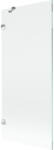 Mexen Lunar kádparaván 1-ajtós 80 x 150 cm, átlátszó, króm - 897-080-000-01-00 (897-080-000-01-00)