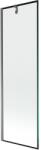Mexen Next 1-szárnyú kádparaván, 60 x 150 cm, fekete keret, gun metal - 895-060-000-00-70-95 (895-060-000-00-70-95)