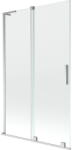 Mexen Velar L kádparaván 2-szárnyas tolóajtós 110 x 150 cm, átlátszó, króm - 896-110-003-01-01 (896-110-003-01-01)