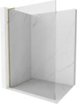 Mexen Kioto L zuhanyfal Walk-in 55 x 200 cm, átlátszó, arany - 800-055-103-50-00 (800-055-103-50-00)