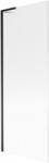 Mexen Next L fürdőkád paraván egyajtós, 70 x 150 cm, csíkos, fekete - 895-070-000-03-09-70 (895-070-000-03-09-70)