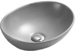Mexen Elza felületre szerelhető mosdókagyló 40 x 33 cm, világos szürke matt - 21014061 (21014061)