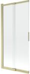 Mexen Fox 2 szárnyú toló zuhanyfal 85 x 150 cm, átlátszó, arany csiszolt - 891-085-002-55-00 (891-085-002-55-00)