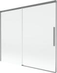 Mexen Rox 2-szárnyú, toló kádelválasztó 180 x 150 cm, átlátszó, szürke fém - 8C9-180-001-95-00 (8C9-180-001-95-00)