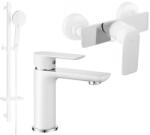 Mexen Alfa DQ40 zuhanykészlet, fehér/króm - 745704DQ40-02 (745704DQ40-02)