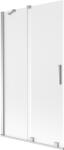 Mexen Velar 2-szárnyú húzható fürdőkádparaván 100 x 150 cm, fagyott, króm - 896-100-000-31-01 (896-100-000-31-01)