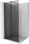 Mexen Velar walk-in toló zuhanyfal 100 x 200 cm, grafit 8 mm, rózsaszín arany - 871-100-000-43-60 (871-100-000-43-60)