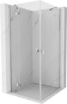 Mexen Mist-H Duo nyíló zuhanykabin 90 x 90 cm, átlátszó, króm - 8A5-090L-090P-01-00 (8A5-090L-090P-01-00)