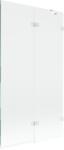 Mexen Lunar 2-szárnyú jobbos kádparaván 100 x 150 cm, átlátszó, fehér - 897-100-100-20-00-P (897-100-100-20-00-P)