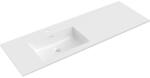 Mexen Otis munkalapba süllyesztett mosdó bal 141 x 46, 5 cm, fehér fényes - 25181400L (25181400L)