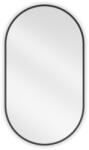 Mexen Loft ovális fürdőszobai tükör 80 x 45 cm, fekete keret - 9851-080-045-000-70 (9851-080-045-000-70)