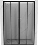 Mexen Rox Duo tolóajtós zuhanyajtó, 140 cm, fekete keret, fekete - 8C2-140-002-70-70 (8C2-140-002-70-70)