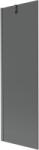 Mexen Next 1-szárnyú fürdőszobai fal 60 x 150 cm, grafit, szálcsiszolt gun gray - 895-060-000-00-40-66 (895-060-000-00-40-66)