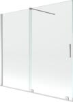 Mexen Velar kétszárnyú, toló fürdőkád paraván 170 x 150 cm, átlátszó, króm - 896-170-000-01-01 (896-170-000-01-01)