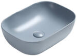 Mexen Rita pultra szerelhető mosdókagyló 45 x 32 cm, szürke-kék matt - 21084569 (21084569)
