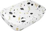 Mexen Rita 45 x 32 cm-es, fehér terrazo kő mosdópult - 21084587 (21084587)