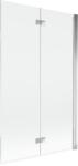 Mexen Mist 2-szárnyú jobboldali kádparaván 110 x 150 cm, átlátszó, króm - 8A9-110-002-01-00-P (8A9-110-002-01-00-P)