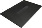 Mexen Toro SMC 130 x 80 cm-es téglalap alakú zuhanytálca, fekete, fekete burkolattal - 43708013-B (43708013-B)