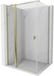 Mexen Mist T zuhanykabinos nyitható 115 x 70 cm, átlátszó, arany - 8A4T-115-070-50-00 (8A4T-115-070-50-00)