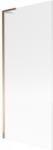 Mexen Next L kádparaván 1-szárnyú 80 x 150 cm, csíkos, rózsaarany - 895-080-000-03-09-60 (895-080-000-03-09-60)