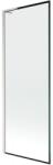 Mexen Next L egyrészes kádparaván 1-szárnyú 70 x 150 cm, fekete keret, szálcsiszolt nikkel - 895-070-000-03-70-97 (895-070-000-03-70-97)