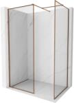 Mexen Kioto-F Walk-in zuhanyfal kerettel 155 x 90 cm, átlátszó 8 mm, rózsaarany - 800-155-202-04-60-090 (800-155-202-04-60-090)