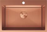 Mexen Solix 1-kamrás rozsdamentes acél mosogató 650 x 450 mm, réz HC - 6403651000-65HC (6403651000-65HC)