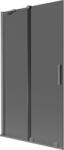 Mexen Velar kétszárnyú, toló zuhanyfal 100 x 150 cm, grafit, pisztolyfém - 896-100-000-41-95 (896-100-000-41-95)