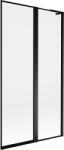 Mexen Mist L fürdőkádparaván, 2 szárnyú, jobbos, 100 x 150 cm, fekete keret, fekete - 8A9L-100-011-70-70-P (8A9L-100-011-70-70-P)