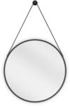 Mexen String fürdőszobai, kerek tükör, 50 cm, fekete keret - 9854-050-050-000-70 (9854-050-050-000-70)