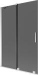 Mexen Velar 2-szárnyas, toló zuhanyfal 120 x 150 cm, grafit, króm - 896-120-000-41-01 (896-120-000-41-01)