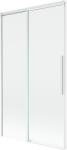 Mexen Rox 2-szárnyú, toló zuhanyfal 100 x 150 cm, átlátszó, fehér - 8C9-100-001-20-00 (8C9-100-001-20-00)