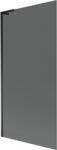 Mexen Next L 1-szárnyas fürdőkád paraván 90 x 150 cm, grafit, fekete - 895-090-000-03-40-70 (895-090-000-03-40-70)