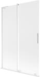 Mexen Velar L kádparaván 2-szárnyú tolóajtó 120 x 150 cm, zúzmarás, fehér - 896-120-003-31-20 (896-120-003-31-20)