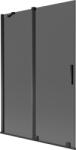 Mexen Velar 2-szárnyas, toló zuhanyfal 120 x 150 cm, grafit, fekete - 896-120-000-41-70 (896-120-000-41-70)