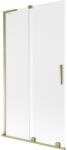 Mexen Velar L kétszárnyú toló zuhanyfal 100 x 150 cm, matt, arany - 896-100-003-31-50 (896-100-003-31-50)