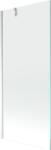 Mexen Next egyajtós fürdőparaván 80 x 150 cm, átlátszó, króm - 895-080-000-00-00-01 (895-080-000-00-00-01)