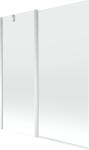 Mexen Flip 2-szárnyú fürdőkád paraván 140 x 150 cm, átlátszó, króm - 894-140-101-01-00 (894-140-101-01-00)