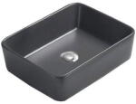 Mexen Catia pultra szerelhető mosdó 48 x 37 cm, sötétszürke matt - 21314871 (21314871)