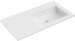 Mexen Otis beépíthető mosdó jobb 91 x 46, 5 cm, matt fehér - 25189001P (25189001P)