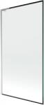 Mexen Next L fürdőkád paraván, 1-szárnyas, 100 x 150 cm, fekete keret, króm - 895-100-000-03-70-01 (895-100-000-03-70-01)