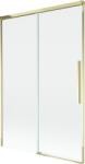 Mexen Rox 2-szárnyú toló zuhanyfal 120 x 150 cm, átlátszó, arany - 8C9-120-001-50-00 (8C9-120-001-50-00)