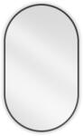 Mexen Loft ovális fürdőszobai tükör 85 x 50 cm, fekete keret - 9851-085-050-000-70 (9851-085-050-000-70)