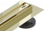 Mexen Flat 360° Slim forgatható vonalvezetésű lefolyó 160 cm, arany - 1541160 (1541160)