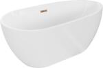 Mexen Eos szabadon álló kád 170 x 75 cm, fehér, lefolyó rózsaarany - 52471707500-60 (52471707500-60)