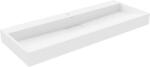 Mexen Ava konglomerátum pultra szerelhető mosdókagyló 1/O 120 x 46 cm, fehér - 23011201 (23011201)
