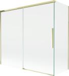 Mexen Rox 2-szárnyú tolózuhanykabin 170 + 75 x 150 cm, átlátszó, arany - 8C9-170-075-50-00 (8C9-170-075-50-00)