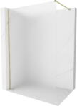 Mexen Kioto-X Walk-in Zuhanyfal 70 x 200 cm, matt 10 mm, arany - 800-070-101-50-30-X (800-070-101-50-30-X)